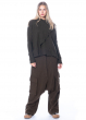 RUNDHOLZ DIP, cozy low-crotched trousers with pockets in 100% virgin wool 2232190101