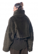 RUNDHOLZ DIP, short, fluffy wool jacket with glitter details 2232251101