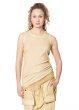 RUNDHOLZ DIP, simple stretch tank top in layered look 1242280801