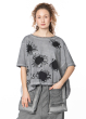 RUNDHOLZ DIP, cotton t-shirt with graphic flower print 1242300503