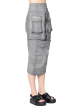 RUNDHOLZ DIP, long cotton skirt in modern cargo style 1242390305
