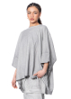 RUNDHOLZ DIP,  linen-cotton t-shirt with batwing sleeves 1242460506