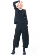 yukai, comfortable wide black pants 