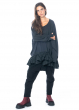 RUNDHOLZ  BLACK  LABEL, T-shirt with peplum and material mix 2233310503