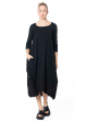 RUNDHOLZ  BLACK  LABEL, cotton dress in purist design 1243350907
