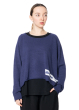 RUNDHOLZ  BLACK  LABEL, knit sweater with print 1243720705