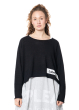 RUNDHOLZ  BLACK  LABEL, knit sweater with print 1243720705