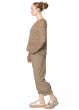 annette görtz, straight cut linen-cotton pants BUD with functional details