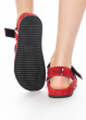 RUNDHOLZ BLACK LABEL, leather sandal with print 1223985208