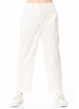 annette görtz, comfortable and straight cut cotton-linen pants Belt