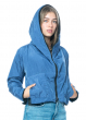 KIMONORAIN, reversible and water resistant jacket in Indigo