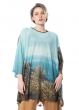 BARBARA BOLOGNA, exquisite oversized shirtdress with print