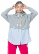 JOSHUAS, cropped Hoodie with Smiley 