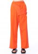 adidas Y-3, orangene Hose mit Druckknöpfen und elastischem Bündchen IA1425