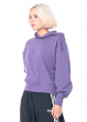 adidas Y-3, purple cotton hooded jumper IP7677