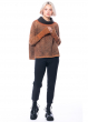 F Cashmere, hand knitted cashmere pullover Marianne 15 in orange