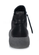 PURO, platform sneaker in super soft leather MARSHMELLO