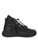 PURO, platform sneaker in super soft leather MARSHMELLO