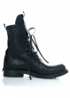 PURO, leather boots in super soft, crumpled leather Nomad Woman