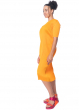 PLEATS PLEASE ISSEY MIYAKE, convenient dress MAY in orange
