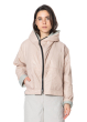 KIMONORAIN, padded rain jacket with recycled polyester rose