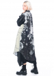 BARBARA BOLOGNA, langes Hemdkleid mit Print und Seidenärmeln