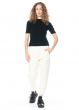 adidas Y-3, sporty cotton blend pants in colour beige HZ0159