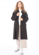 annette görtz, langer und eleganter Mantel Vivie aus organischer Wolle