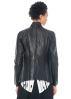 PAL OFFNER, Designer-Jacke mit großen Taschen aus sanftem Leder