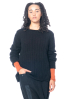 PAL OFFNER, slim, soft knit winter pullover made of fine wool blend