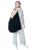 KAYIKO, plissierter Shopper BIG BODY BAG aus Viskose