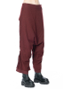 RUNDHOLZ, raw-edge pants with low crotch 2241010112