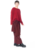 RUNDHOLZ, pants with overlap skirt in wool 2241010117