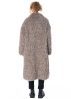 ULI SCHNEIDER, long shaggy coat in silver grey