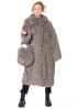 ULI SCHNEIDER, long shaggy coat in silver grey