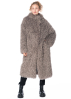 ULI SCHNEIDER, long shaggy coat in silver grey