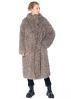 ULI SCHNEIDER, long shaggy coat in silver grey