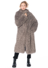 ULI SCHNEIDER, long shaggy coat in silver grey