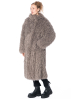 ULI SCHNEIDER, long shaggy coat in silver grey