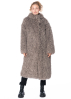 ULI SCHNEIDER, long shaggy coat in silver grey