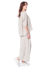 RUNDHOLZ, wide pleated linen pants 1251020107 