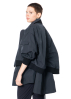 ULI SCHNEIDER, cotton taft bomber jacket with pockets and rib details