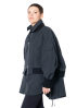 ULI SCHNEIDER, cotton taft bomber jacket with pockets and rib details