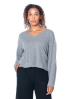 ULI SCHNEIDER, cosy cashmere mix sweater with v-neck