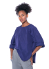 ULI SCHNEIDER, cotton taft patched blouse in Purple