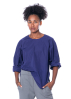 ULI SCHNEIDER, cotton taft patched blouse in Purple