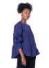 ULI SCHNEIDER, cotton taft patched blouse in Purple