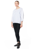 ULI SCHNEIDER, elastic backless blouse in light cotton