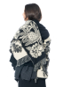 RUNDHOLZ, knit scarf with floral pattern 2241041401