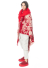 RUNDHOLZ, knit scarf with floral pattern 2241041401